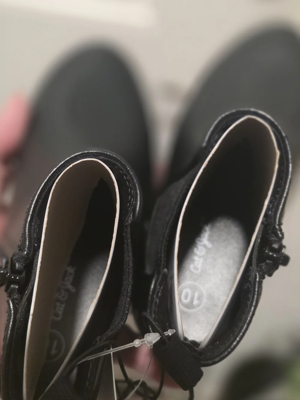 Girls Black Chelsea Boots
